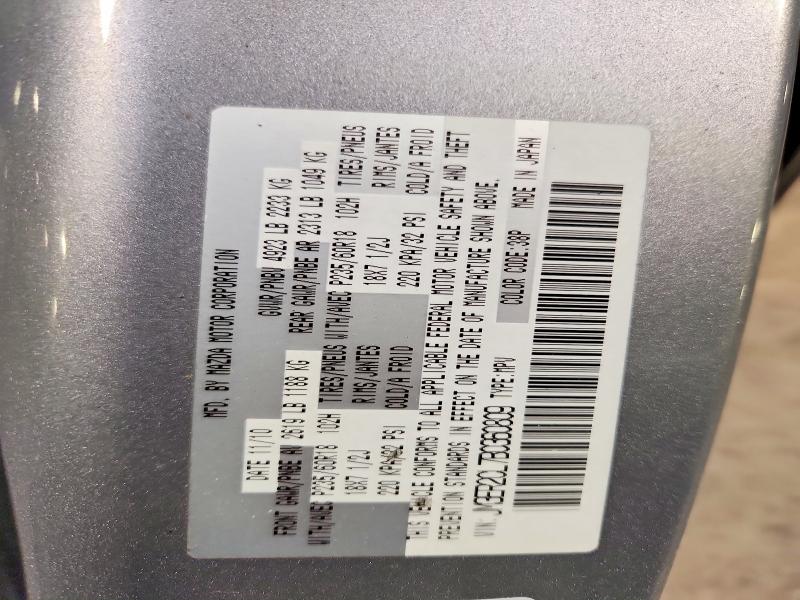 Auction sale of the 2011 Mazda Cx-7, vin: JM3ER2CL7B0360809, lot number: 52668746