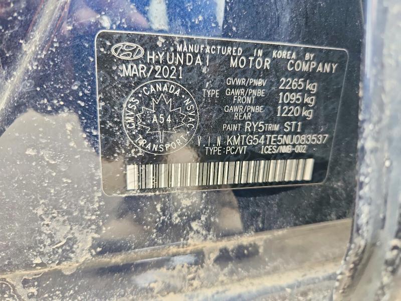 Aukcja sprzedaży 2022 Genesis G70, vin: KMTG54TE5NU083537, numer aukcji: 55510106