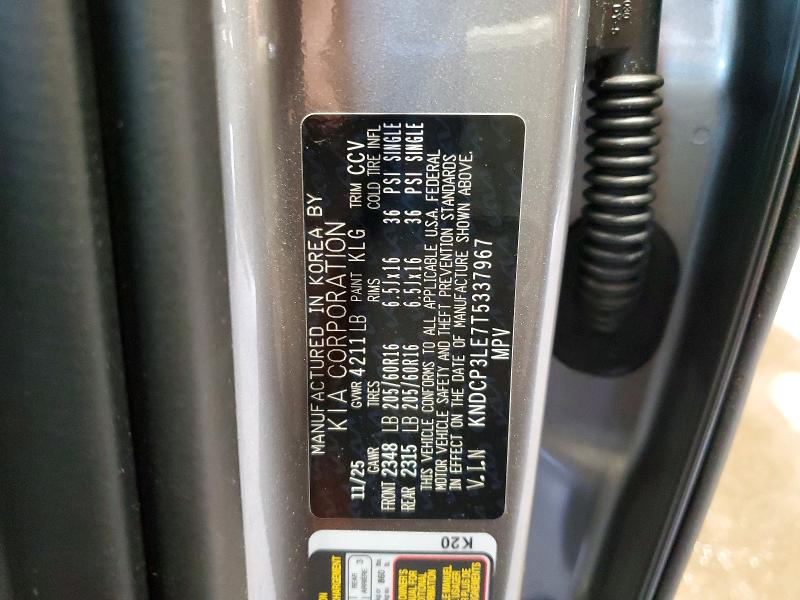 Aukcja sprzedaży 2026 Kia Niro, vin: KNDCP3LE7T5337967, numer aukcji: 54689326
