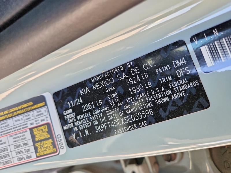 53097866 :رقم المزاد ، 3KPFT4DEXSE059596 vin ، 2025 Kia K4 مزاد بيع