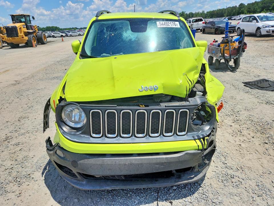2017 Jeep Renegade მანქანა იყიდება აუქციონზე, vin: ZACCJBBB7HPG49935, აუქციონის ნომერი: 54492176