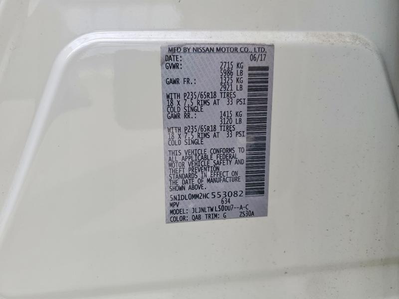 Продаж на аукціоні авто 2017 Infiniti Qx60, vin: 5N1DL0MM2HC553082, номер лоту: 53524716