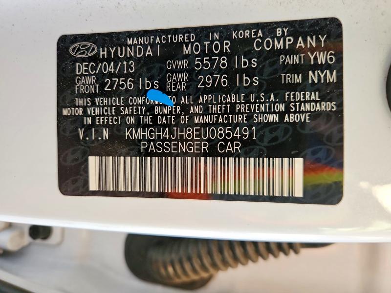 Aukcja sprzedaży 2014 Hyundai Equus, vin: KMHGH4JH8EU085491, numer aukcji: 53546176