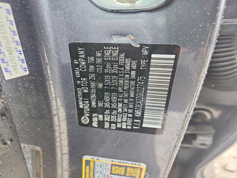 Продаж на аукціоні авто 2016 Hyundai Tucson, vin: KM8J3CA22GU227475, номер лоту: 54093096