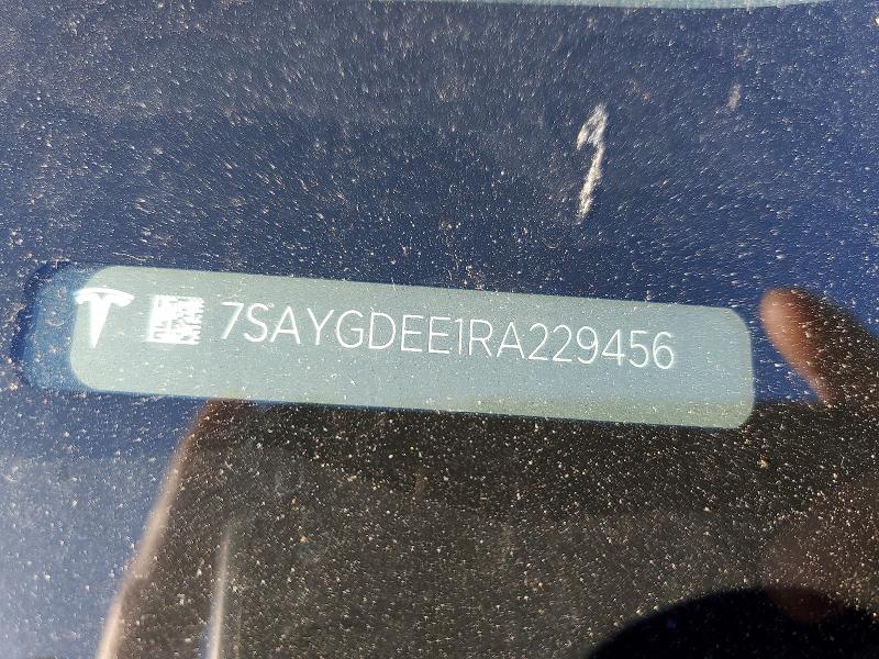 Aukcja sprzedaży 2024 Tesla Model Y, vin: 7SAYGDEE1RA229456, numer aukcji: 55095786