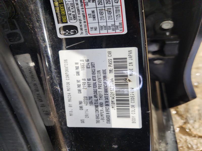 52222226 :رقم المزاد ، JM1BM1W32F1231764 vin ، 2015 Mazda 3 مزاد بيع