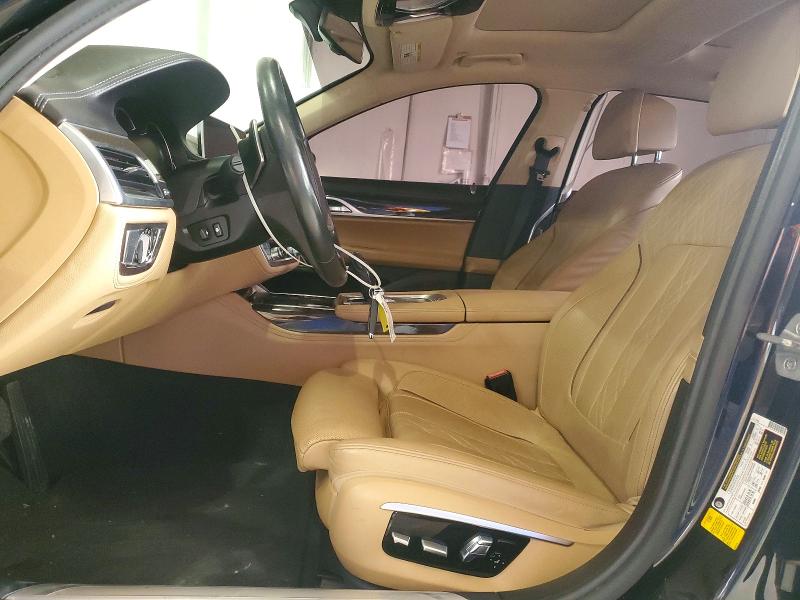 2016 Bmw 750 მანქანა იყიდება აუქციონზე, vin: WBA7F0C50GGL99687, აუქციონის ნომერი: 53955506