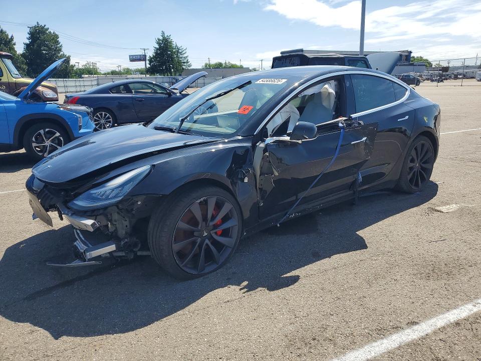 54586626 :رقم المزاد ، 5YJ3E1EC1LF796416 vin ، 2020 Tesla Model 3 مزاد بيع