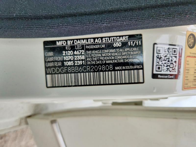 Продаж на аукціоні авто 2012 Mercedes-benz C, vin: WDDGF8BB6CR209808, номер лоту: 52923406