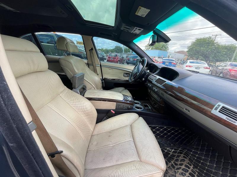 2008 Bmw 750 მანქანა იყიდება აუქციონზე, vin: WBAHN83548DT77748, აუქციონის ნომერი: 55248796