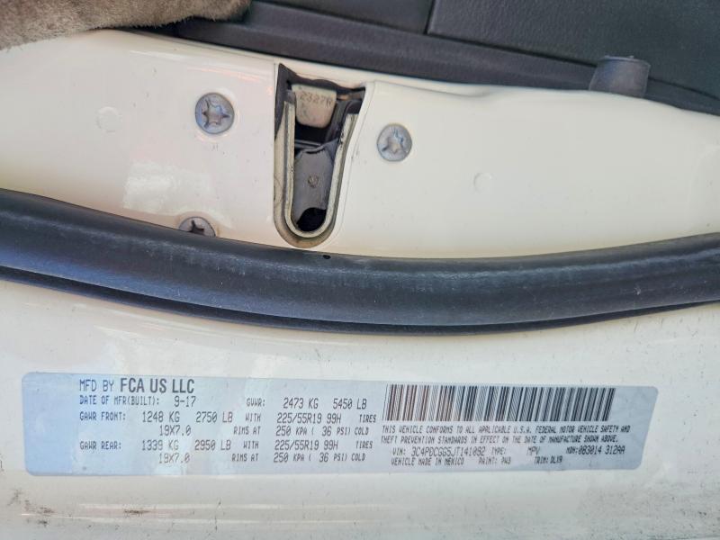 2018 Dodge Journey მანქანა იყიდება აუქციონზე, vin: 3C4PDCGG5JT141092, აუქციონის ნომერი: 54896806
