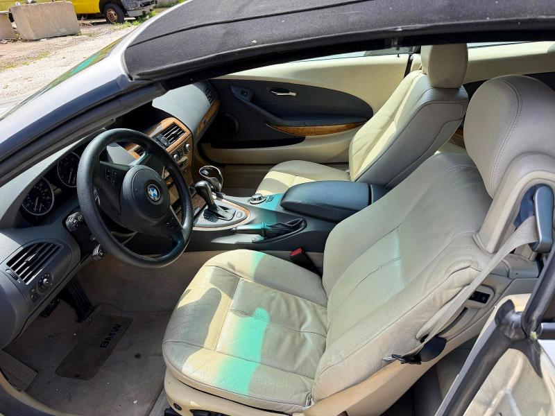 53545936 :رقم المزاد ، WBAEK73425B325393 vin ، 2005 Bmw 645 مزاد بيع