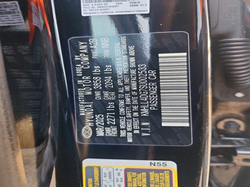 Продажа на аукционе авто 2025 Hyundai Elantra, vin: KMHLL4DG7SU002533, номер лота: 54805186