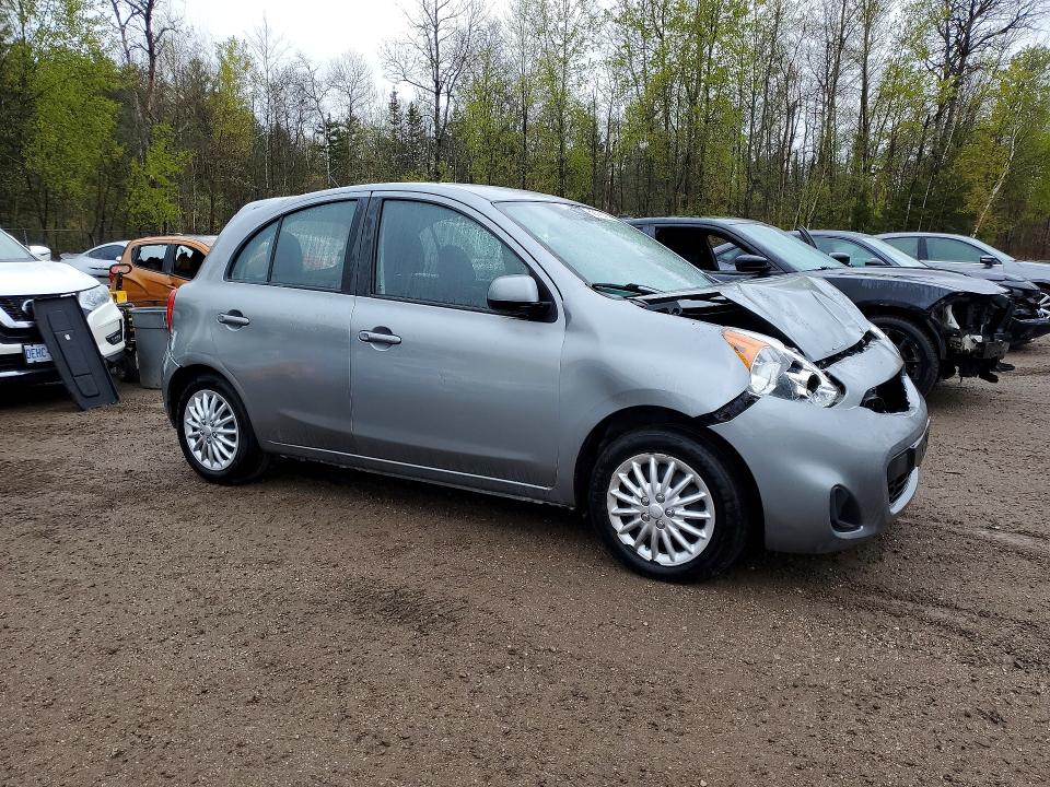 2015 Nissan Micra მანქანა იყიდება აუქციონზე, vin: 3N1CK3CPXFL270255, აუქციონის ნომერი: 52142416