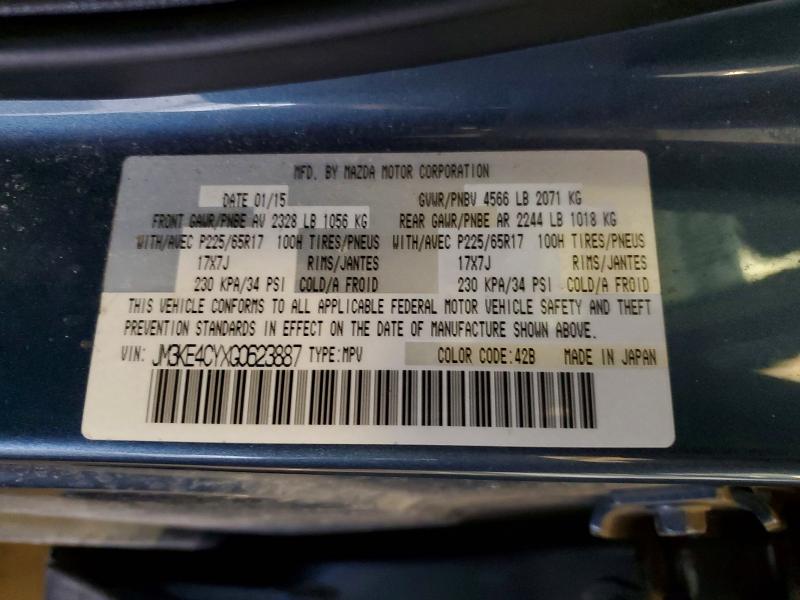 Aukcja sprzedaży 2016 Mazda Cx-5, vin: JM3KE4CYXG0623887, numer aukcji: 52265306