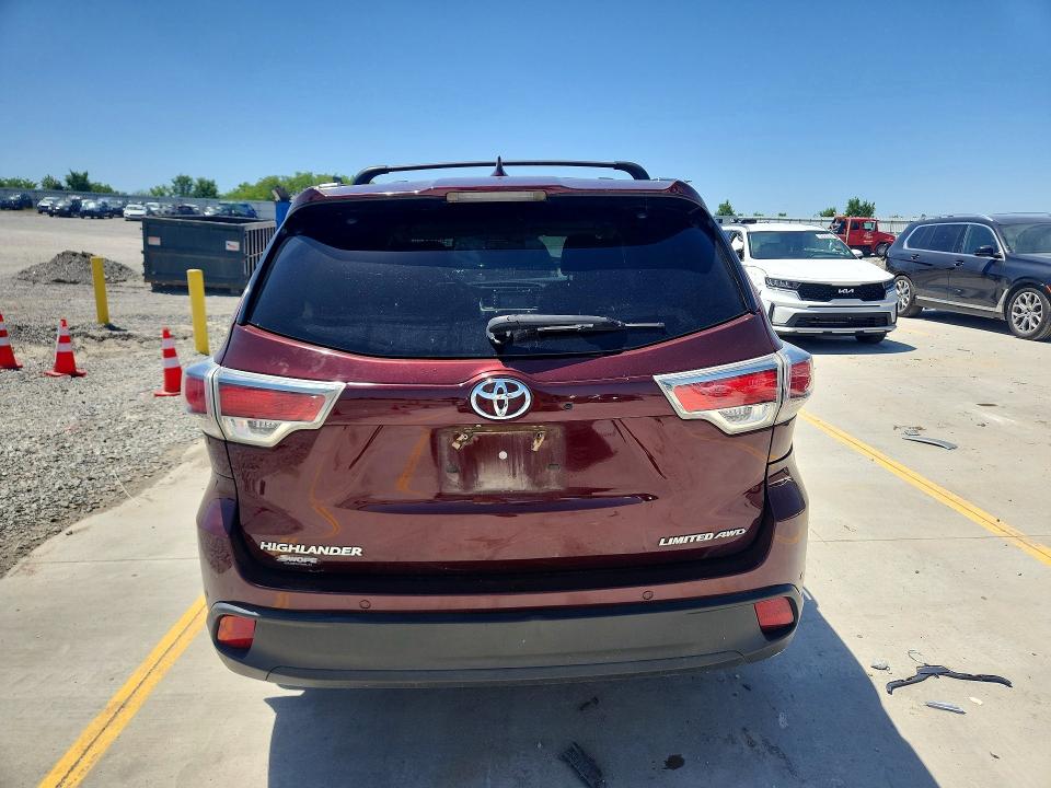 Продажа на аукционе авто 2016 Toyota Highlander, vin: 5TDDKRFH1GS304913, номер лота: 52590306