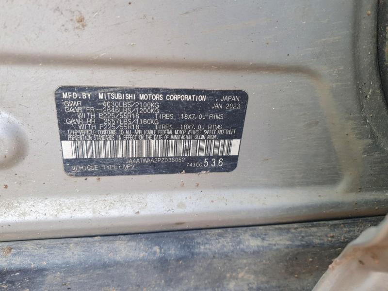 53786996 :رقم المزاد ، JA4ATWAA2PZ036052 vin ، 2023 Mitsubishi Eclipse Cross مزاد بيع