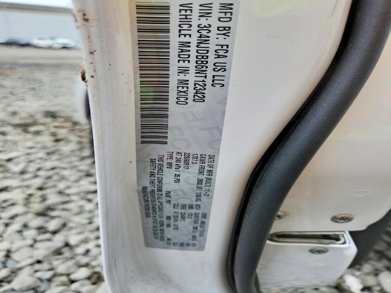 2022 Jeep Compass მანქანა იყიდება აუქციონზე, vin: 3C4NJDBB6NT123420, აუქციონის ნომერი: 55096566
