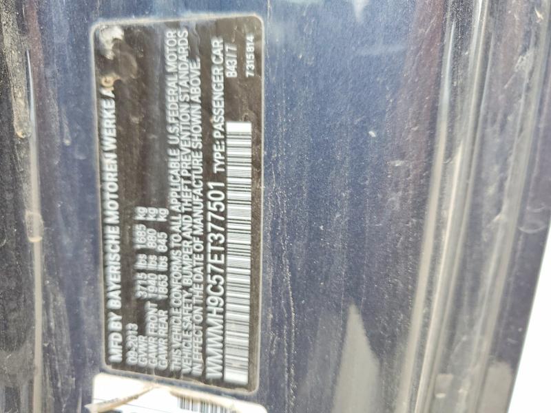 2014 Mini Cooper მანქანა იყიდება აუქციონზე, vin: WMWMH9C57ET377501, აუქციონის ნომერი: 52229276