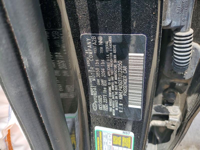 Aukcja sprzedaży 2026 Hyundai Elantra, vin: KMHLP4DG3TU123050, numer aukcji: 54395646
