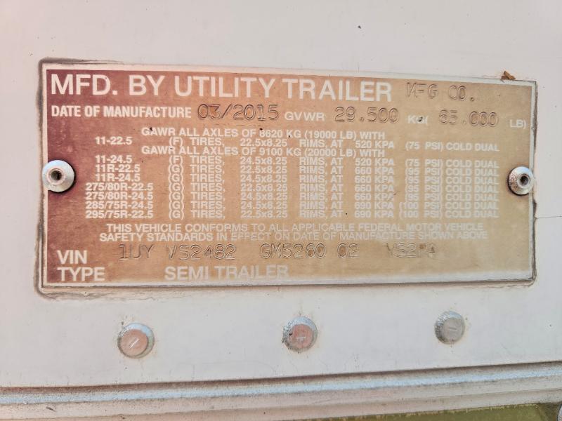 58923566 :رقم المزاد ، 1UYVS2482GM526002 vin ، 2016 Utility Trailer Trailer مزاد بيع