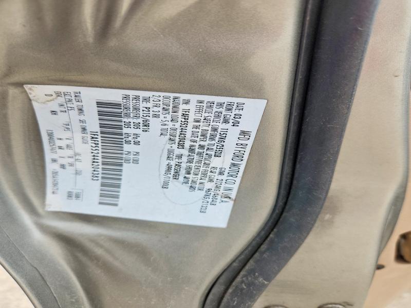 Aukcja sprzedaży 2004 Ford Taurus, vin: 1FAFP55244A204383, numer aukcji: 52249046