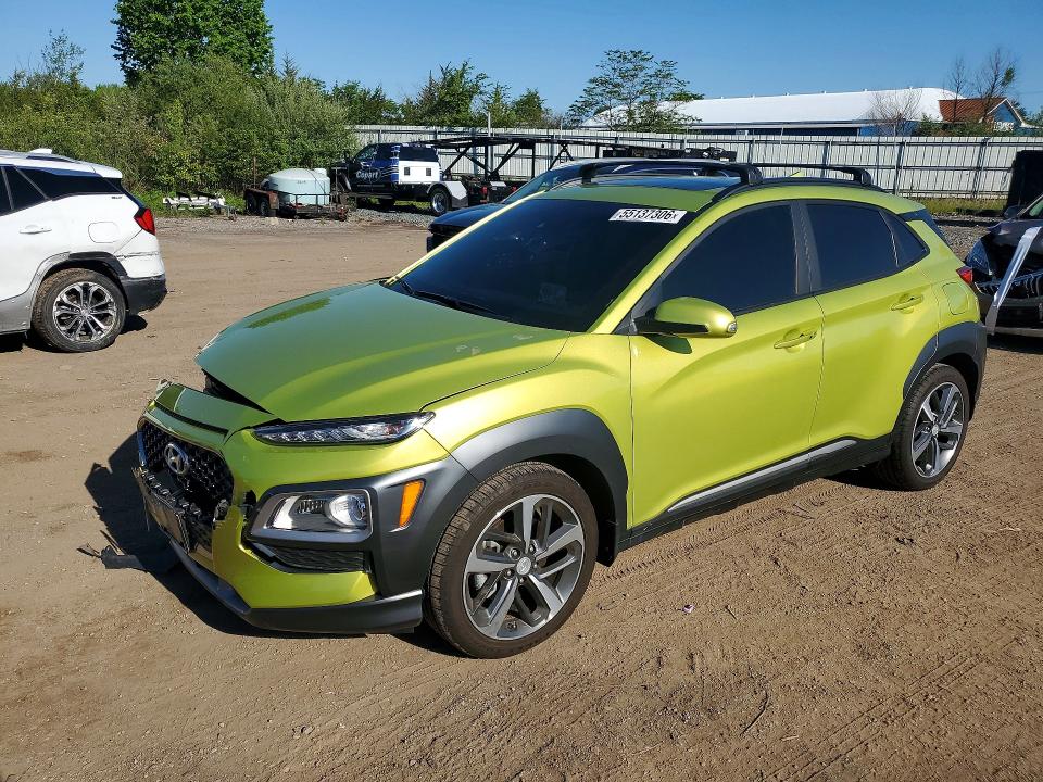 55137306 :رقم المزاد ، KM8K5CA59LU455315 vin ، 2020 Hyundai Kona مزاد بيع