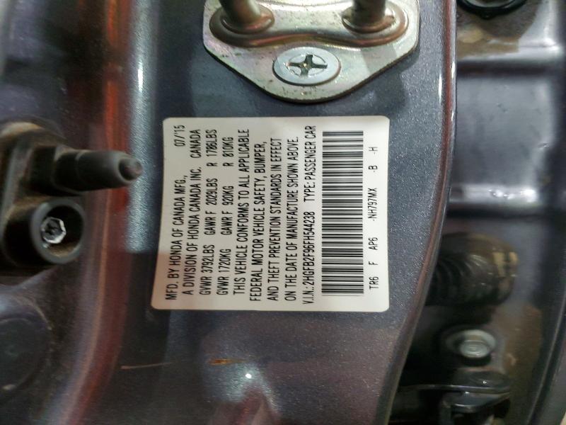 Aukcja sprzedaży 2015 Honda Civic, vin: 2HGFB2F96FH544238, numer aukcji: 52825766