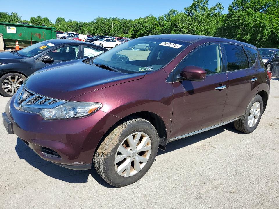 2013 Nissan Murano მანქანა იყიდება აუქციონზე, vin: JN8AZ1MW9DW309097, აუქციონის ნომერი: 55094196