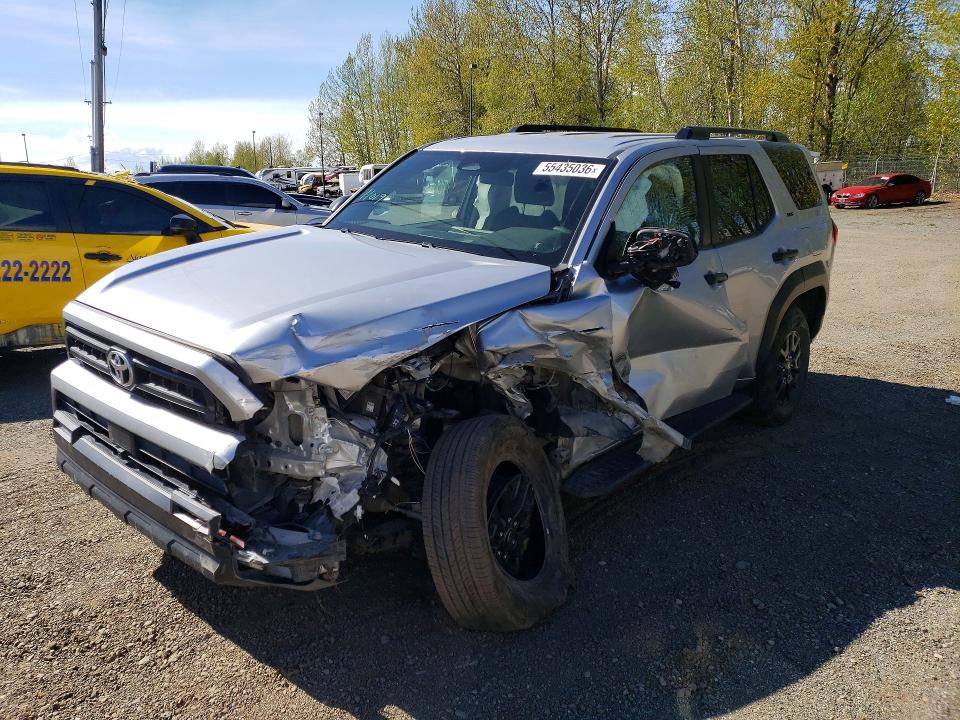 Auction sale of the 2025 Toyota 4runner, vin: JTEVA5BR3S5009790, lot number: 55435036