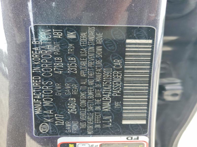 Aukcja sprzedaży 2018 Kia Cadenza, vin: KNALB4J1XJ5119911, numer aukcji: 54842786