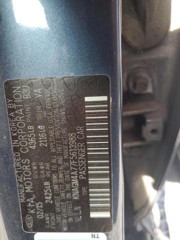 Aukcja sprzedaży 2015 Kia Optima, vin: KNAGM4A77F5613988, numer aukcji: 54588246