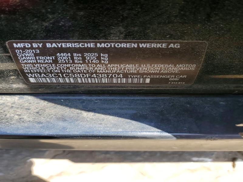 Aukcja sprzedaży 2013 Bmw 328, vin: WBA3C1C58DF438704, numer aukcji: 54128976