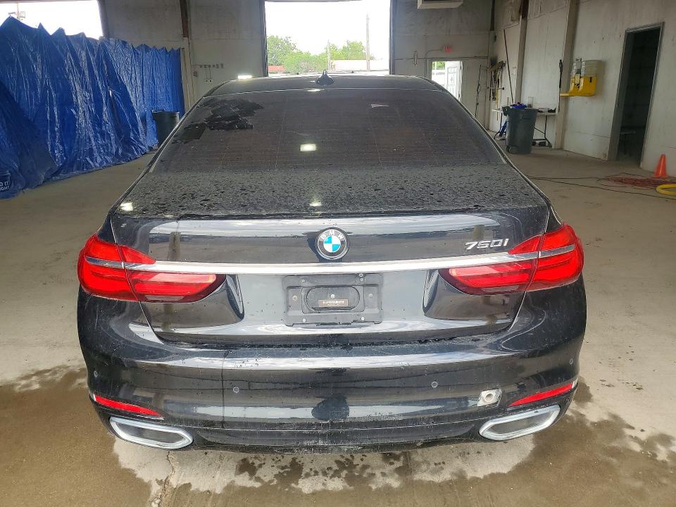 2016 Bmw 750 მანქანა იყიდება აუქციონზე, vin: WBA7F0C50GGL99687, აუქციონის ნომერი: 53955506