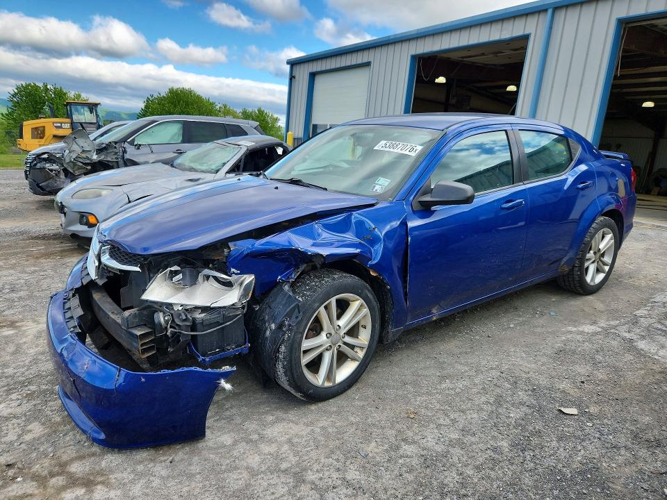 2013 Dodge Avenger მანქანა იყიდება აუქციონზე, vin: 1C3CDZAG7DN717333, აუქციონის ნომერი: 53887076