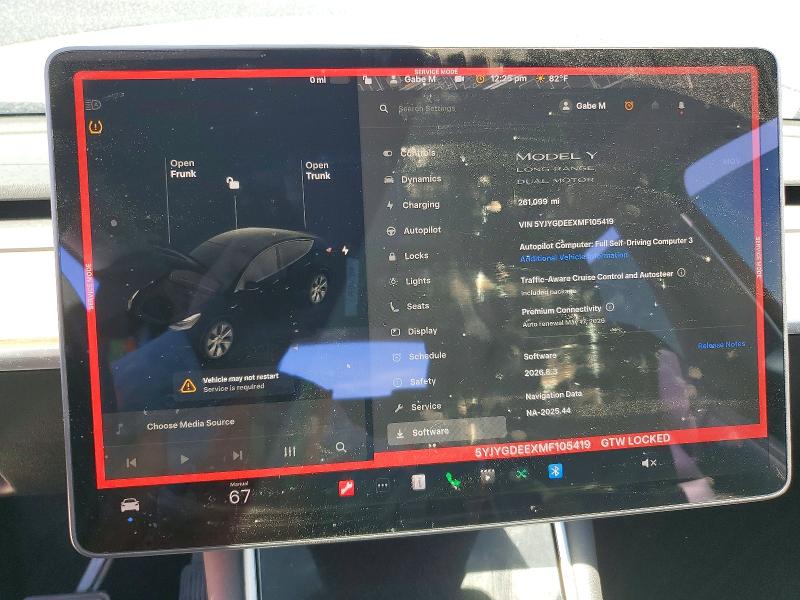 Продажа на аукционе авто 2021 Tesla Model Y, vin: 5YJYGDEEXMF105419, номер лота: 53331326