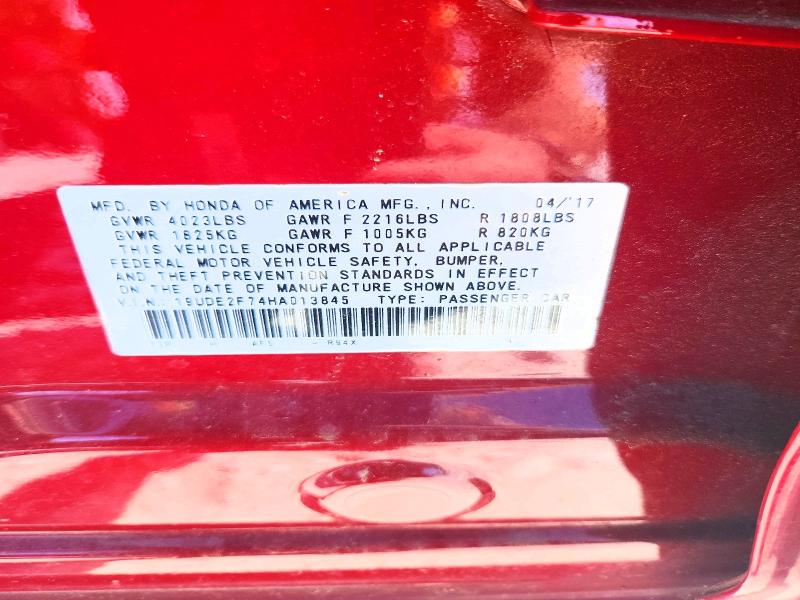 2017 Acura Ilx მანქანა იყიდება აუქციონზე, vin: 19UDE2F74HA013845, აუქციონის ნომერი: 52686116