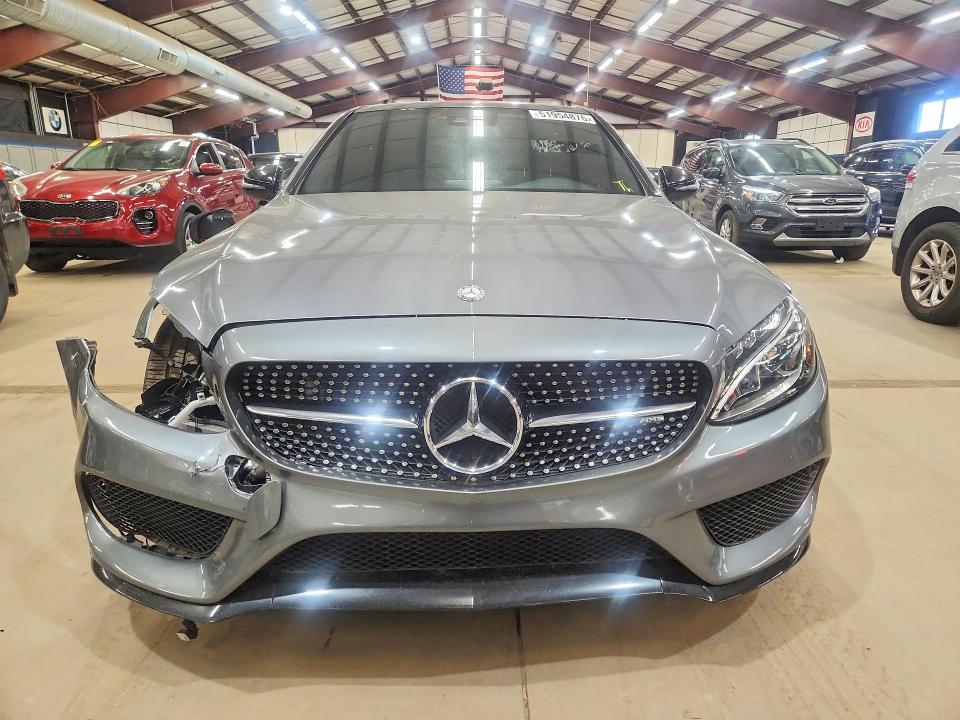 51954876 :رقم المزاد ، 55SWF6EBXHU210509 vin ، 2017 Mercedes-benz C مزاد بيع