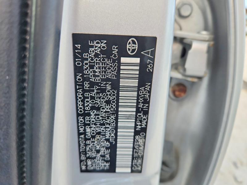 Aukcja sprzedaży 2014 Toyota Prius C, vin: JTDKDTB39E1560302, numer aukcji: 54227766