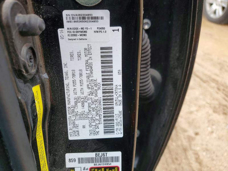 Продажа на аукционе авто 2016 Toyota Tundra, vin: 5TFRM5F15GX104011, номер лота: 51906976
