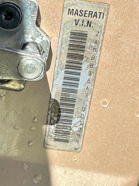 53557016 :رقم المزاد ، ZAMBB18A340010996 vin ، 2004 Maserati Spyder مزاد بيع