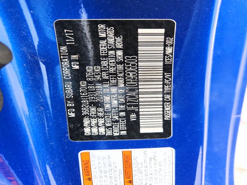 Продаж на аукціоні авто 2017 Subaru Brz, vin: JF1ZCAC10H9606503, номер лоту: 52751716