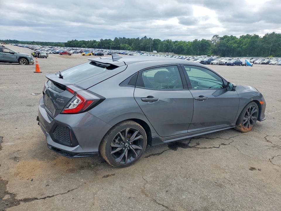 52590776 :رقم المزاد ، SHHFK7H92HU234569 vin ، 2017 Honda Civic مزاد بيع