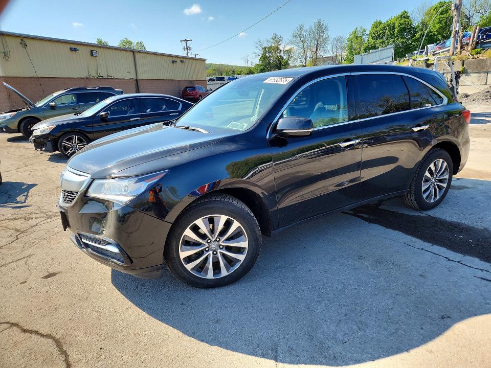 52933676 :رقم المزاد ، 5FRYD4H46GB029521 vin ، 2016 Acura Mdx مزاد بيع