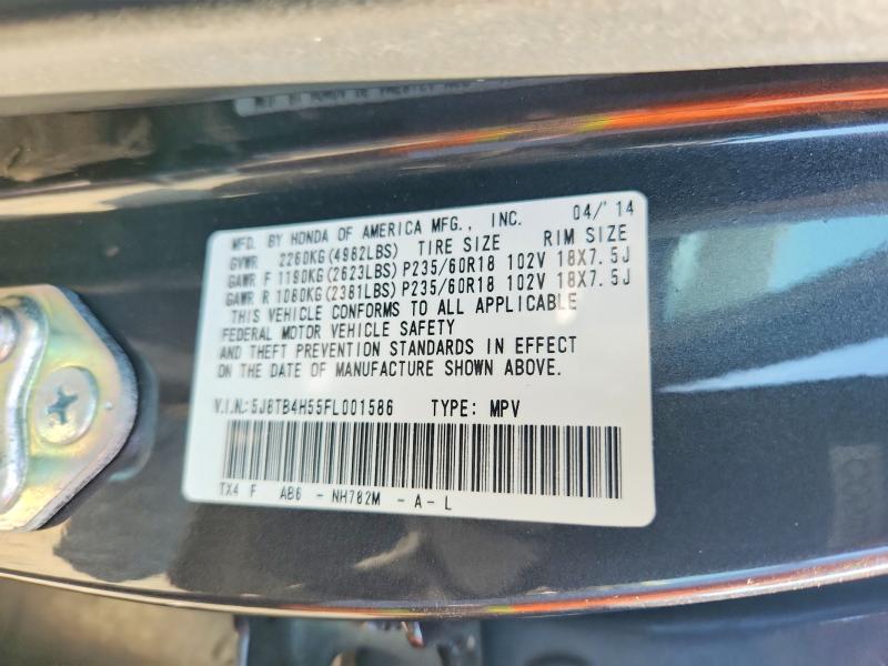 Aukcja sprzedaży 2015 Acura Rdx, vin: 5J8TB4H55FL001586, numer aukcji: 53627466