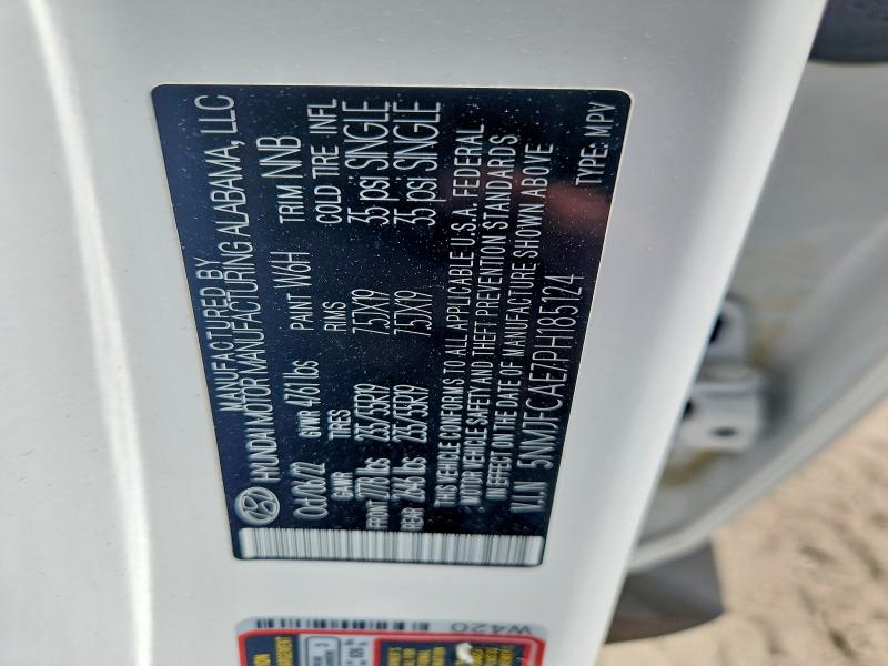 53043396 :رقم المزاد ، 5NMJFCAE7PH185124 vin ، 2023 Hyundai Tucson مزاد بيع