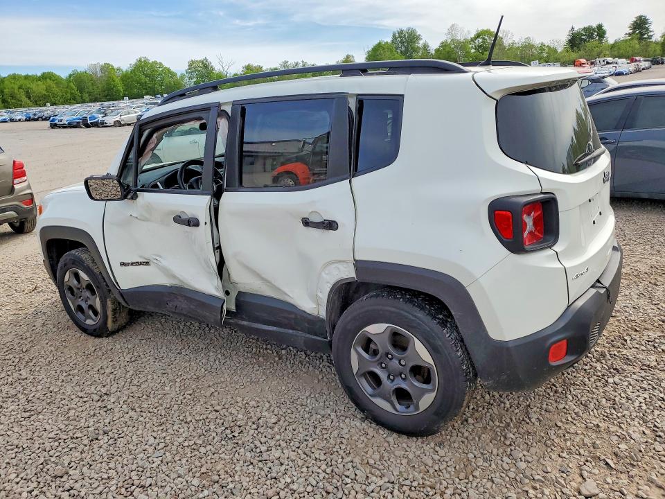 Продажа на аукционе авто 2018 Jeep Renegade, vin: ZACCJBAB3JPH40904, номер лота: 54244916