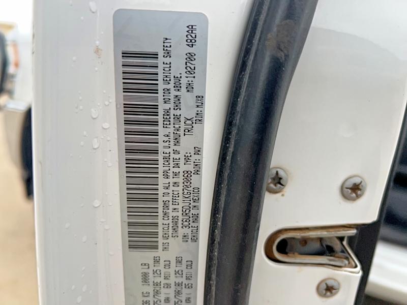 Продажа на аукционе авто 2019 Ram 2500, vin: 3C6UR5DJ1KG703068, номер лота: 52263606