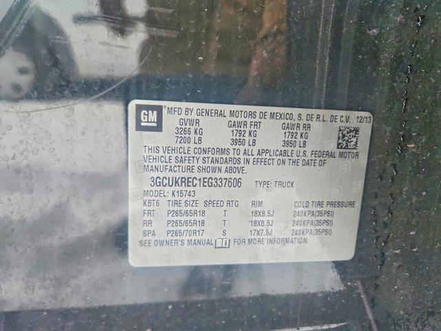 Продажа на аукционе авто 2014 Chevrolet Silverado, vin: 3GCUKREC1EG337606, номер лота: 54465816