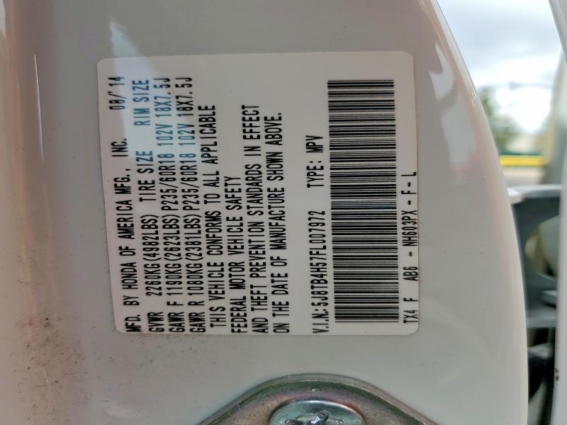 Продаж на аукціоні авто 2015 Acura Rdx, vin: 5J8TB4H57FL007972, номер лоту: 51521696